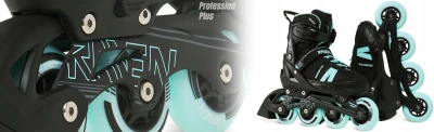 Raven Profession PLUS Black/Mint 2v1 dětské brusle