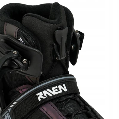 Raven Profession PLUS Black/Neo Chrome 2v1 dětské brusle
