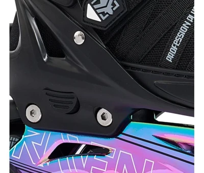 Raven Profession PLUS Black/Neo Chrome 2v1 dětské brusle