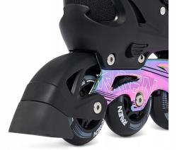 Raven Profession PLUS Black/Neo Chrome 2v1 dětské brusle