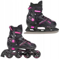 Raven Pulse black/fuchsia dětské brusle 2v1 POUZE EU 37-40, pánský (hokejový) (VÝPRODEJ)