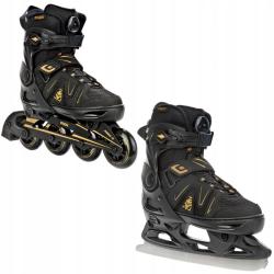 Raven Pulse PRO Black/Gold FitGo brusle 2v1 POUZE EU 40-43, dámský (se zoubky) (VÝPRODEJ) Raven Pulse PRO Black/Gold FitGo brusle 2v1 POUZE EU 40-43, dámský (se zoubky) (VÝPRODEJ)