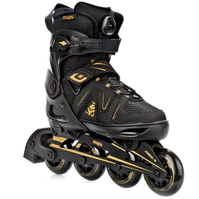 Raven Pulse PRO Gold Abec9 FitGo kolečkové brusle Raven Pulse PRO Gold Abec9 FitGo kolečkové brusle