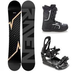 Raven Pulse snowboard + Raven S230 Black snowboardové viazanie + Raven Target snowboardová obuv Raven Pulse snowboard + Raven S230 Black snowboardové viazanie + Raven Target snowboardová obuv