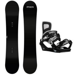 Raven Pure black pánsky snowboard + Gravity Indy black/white snb viazanie Raven Pure black pánsky snowboard + Gravity Indy black/white snb viazanie