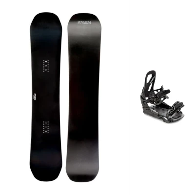 Raven Pure black pánský snowboard + Raven S230 Black vázání