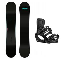 Raven Pure mint dámský snowboard + Gravity Rise black vázání Raven Pure mint dámský snowboard + Gravity Rise black vázání