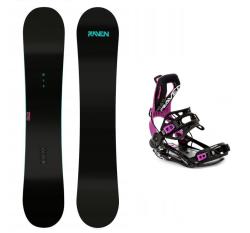 Raven Pure mint dámský snowboard + Raven Fastec FT360 black/fuchsia vázání Raven Pure mint dámský snowboard + Raven Fastec FT360 black/fuchsia vázání
