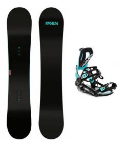 Raven Pure mint dámsky snowboard + Raven FT360 black/mint dámske viazanie Raven Pure mint dámsky snowboard + Raven FT360 black/mint dámske viazanie