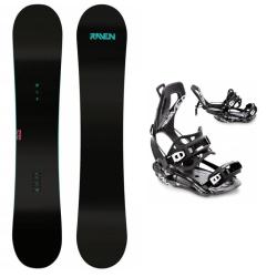 Raven Pure mint dámsky snowboard + Raven FT360 black snowboardové viazanie