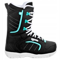 Raven Pure mint snowboard + Raven Fastec FT360 black/mint vázání + Raven Diva black/mint boty
