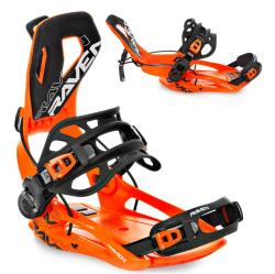 Raven RAGE Fastec FT360 orange snowboardové vázání POUZE M (EU 39-42) (VÝPRODEJ)