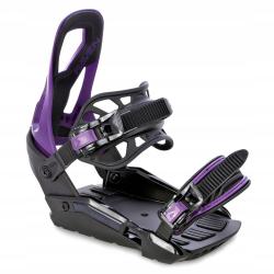 Raven S230 Black/violet snowboardové vázání