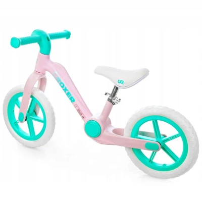 Croxer Foldi 12 Mint/Pink lehké (2,6kg) skládací dětské odrážedlo