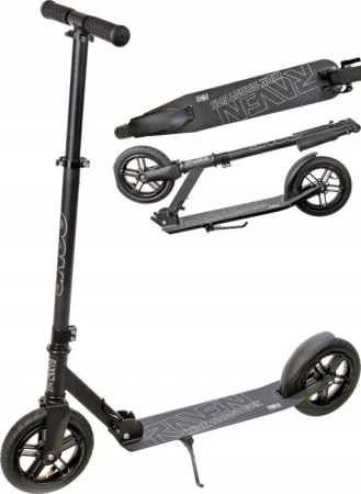 Raven Snug Black 200mm skládací koloběžka - nafukovací kola Raven Snug Black 200mm skládací koloběžka - nafukovací kola