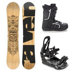 Raven Solid classic snowboard + Raven S230 Black vázání + Raven Target obuv Raven Solid classic snowboard + Raven S230 Black vázání + Raven Target obuv