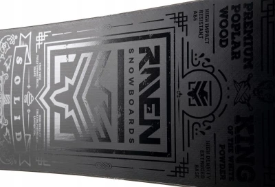 Raven Solid steel snowboard