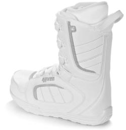 Raven Style Pink snowboard + Raven S230 White vázání + Raven Pearl white boty