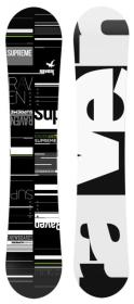 Raven Supreme black/green snowboard + Gravity Indy black/white vázání