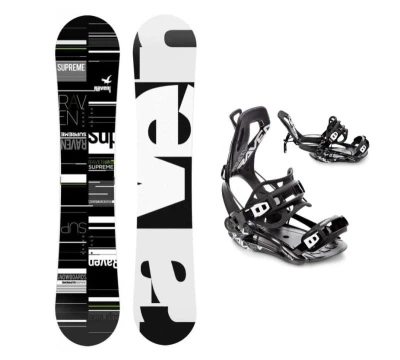 Raven Supreme black/green snowboard + Raven Fastec FT360 black vázání + sleva 400,- na příslušenství