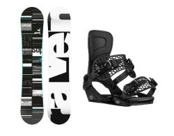 Raven Supreme black/mint dámský snowboard + Gravity Rise black vázání Raven Supreme black/mint dámský snowboard + Gravity Rise black vázání