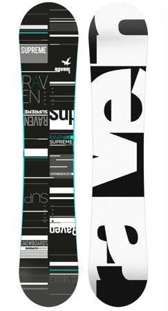 Raven Supreme black/mint snowboard + Raven Fastec FT360 black/mint vázání + sleva 300,- na příslušenství