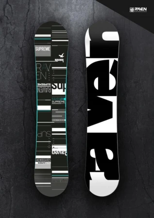 Raven Supreme black/mint snowboard + Raven Fastec FT360 black/mint vázání + sleva 300,- na příslušenství