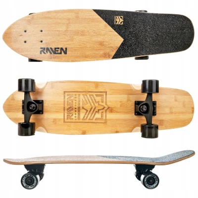 Raven Trevix natural bamboo 72cm surfskate longboard