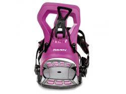 Raven Fastec FT360 black/fuchsia dámské snowboardové vázání