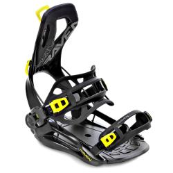Raven RAGE Fastec FT360 black/lime snowboardové vázání