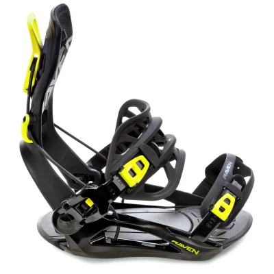 Raven Fastec FT360 black/lime snowboardové vázání