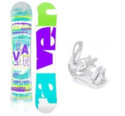Raven Venus dámský snowboard + Raven S230 White snowboardové vázání Raven Venus dámský snowboard + Raven S230 White snowboardové vázání