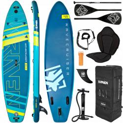 Raven WaveCruiser 11′5″ Blue/Lime 350cm paddleboard set Raven WaveCruiser 11′5″ Blue/Lime 350cm paddleboard set