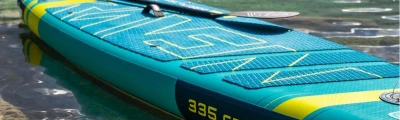 Raven WaveCruiser 11′5″ Blue/Lime 350cm paddleboard set