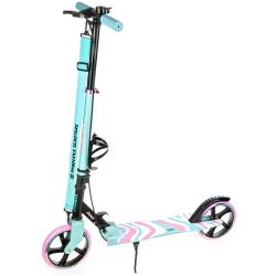 Raven Zea Mint/Pink ABEC9 200mm koloběžka s ruční brzdou