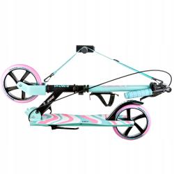 Raven Zea Mint/Pink ABEC9 200mm koloběžka s ruční brzdou