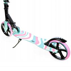 Raven Zea Mint/Pink ABEC9 200mm koloběžka s ruční brzdou