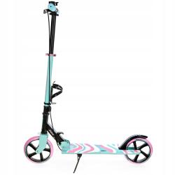 Raven Zea Mint/Pink ABEC9 200mm koloběžka s ruční brzdou
