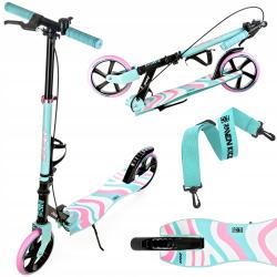 Raven Zea Mint/Pink ABEC9 200mm koloběžka s ruční brzdou