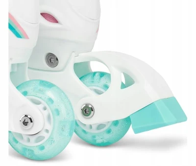 Raven Zoya Mint 3v1 dětské kolečkové brusle - LED kolečka