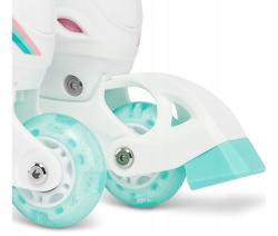 Raven Zoya Mint 4v1 dětské brusle - LED kolečka