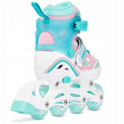 Raven Zoya Mint dětské kolečkové brusle - LED kolečka