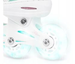 Raven Zoya Mint dětské kolečkové brusle - LED kolečka