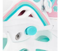 Raven Zoya Mint dětské kolečkové brusle - LED kolečka