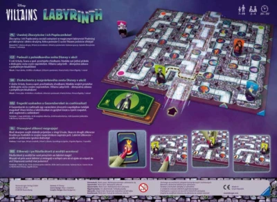 Ravensburger HRA Labyrinth Disney: Padouchové (společenská hra)