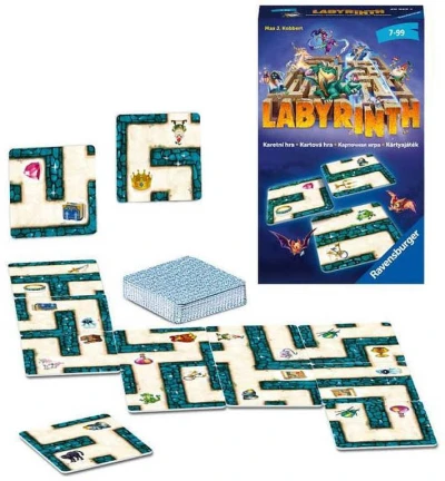 Ravensburger Hra Labyrinth karetní (společenská hra) Ravensburger Hra Labyrinth karetní (společenská hra)