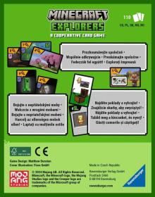 Ravensburger HRA Minecraft Explorers karetní (společenská hra)