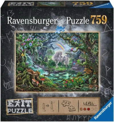 Ravensburger Hra puzzle únikové Jednorožec 759 dílků 70x50cm skládačka 2v1 Ravensburger Hra puzzle únikové Jednorožec 759 dílků 70x50cm skládačka 2v1