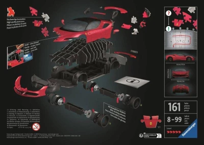 Ravensburger Puzzle 3D Auto Ferrari SF 90 Stradale 108 dílků