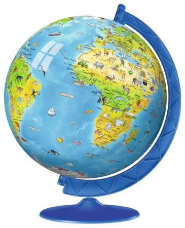 Ravensburger Puzzle 3D Dětský globus 180 dílků 20cm AJ plast